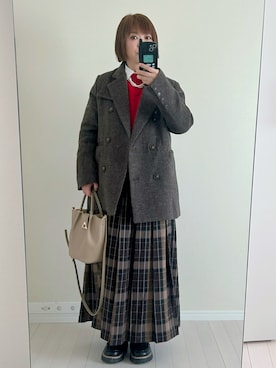 「RETRO GIRL（レトロガール）のアイテム」を使った、ゆゆゆ（母。時々、娘）さん（レディース・153cm）の冬コーディネート