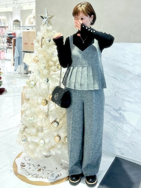 「アイテム（その他トップス）」を使った、ゆゆゆさん（レディース・153cm・40代）の冬コーディネート