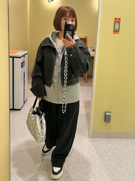 「アイテム（PC・スマホグッズ/家電）」を使った、ゆゆゆ（母。時々、娘）さん（レディース・153cm）の冬コーディネート