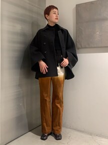 DES PRES（デ・プレ）の「ウールモッサ ステンカラーミディ