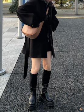 「アイテム（トレンチコート）」を使った、mie.さん（レディース・157cm・20代）の秋コーディネート