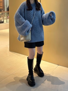 「SLY（スライ）のアイテム」を使った、mie.さん（レディース・157cm）の秋コーディネート