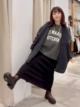 「アイテム（その他アウター）」を使った、minkey0309さん（レディース・154cm・40代）の秋コーディネート