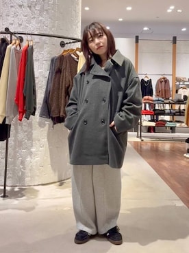 「アイテム（スウェットパンツ）」を使った、minkey0309さん（レディース・154cm・40代）の秋コーディネート