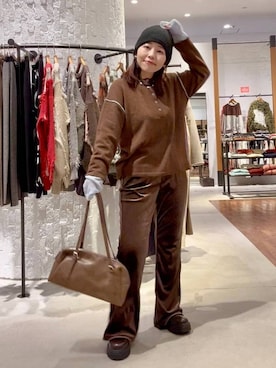 「アイテム（チョーカー）」を使った、minkey0309さん（レディース・154cm・40代）の冬コーディネート