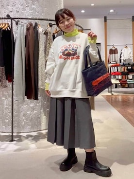 「アイテム（ヘアアクセサリー）」を使った、minkey0309さん（レディース・154cm・40代）の秋コーディネート