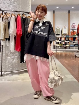 「ALAND（エーランド）のアイテム」を使った、minkey0309さん（レディース・154cm）の春コーディネート