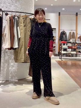 「アイテム（アナログ腕時計）」を使った、minkey0309さん（レディース・154cm）の冬コーディネート