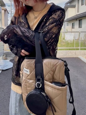 「LEPSIM（レプシィム）のアイテム（デニムパンツ）」を使った、minkey0309さん（レディース・154cm）の秋コーディネート