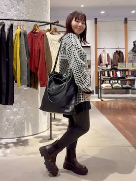 「アイテム（アナログ腕時計）」を使った、minkey0309さん（レディース・154cm）の秋コーディネート