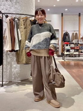 「アイテム（その他シューズ）」を使った、minkey0309さん（レディース・154cm・40代）の冬コーディネート