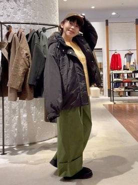 「アイテム（その他アウター）」を使った、minkey0309さん（レディース・154cm・40代）の秋コーディネート