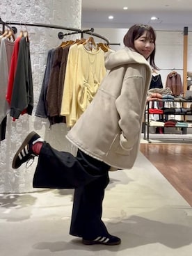 「アイテム（ソックス/靴下）」を使った、minkey0309さん（レディース・154cm・40代）の秋コーディネート