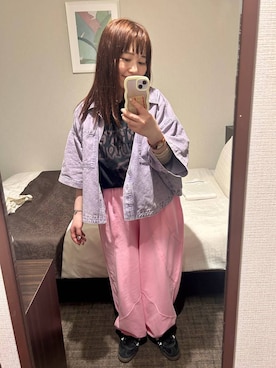 「ALAND（エーランド）のアイテム」を使った、minkey0309さん（レディース・154cm）の春コーディネート