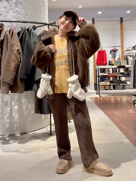 「アイテム（ブルゾン）」を使った、minkey0309さん（レディース・154cm・40代）の秋コーディネート