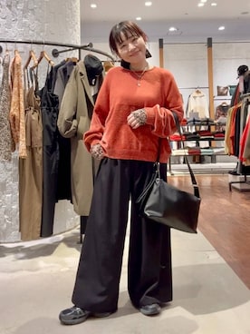 「アイテム（ヘアアクセサリー）」を使った、minkey0309さん（レディース・154cm・40代）の秋コーディネート