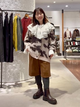 「アイテム（レッグウェア）」を使った、minkey0309さん（レディース・154cm・40代）の秋コーディネート