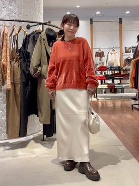 「アイテム（Tシャツ/カットソー、その他）」を使った、minkey0309さん（レディース・154cm）の冬コーディネート