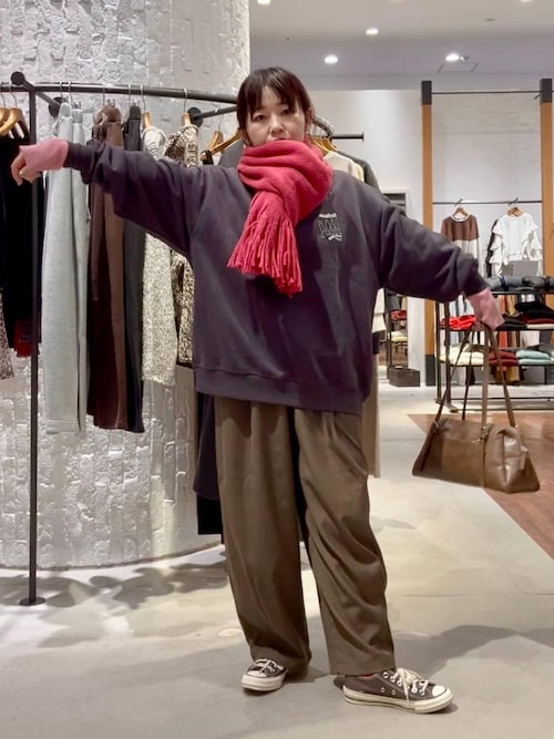 12ゲージ袖配色プルオーバー2　497490