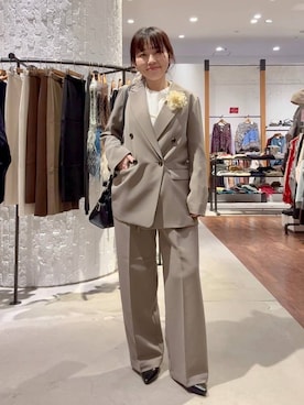 「アイテム（腕時計）」を使った、minkey0309さん（レディース・154cm）の冬コーディネート