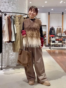 「アイテム（その他シューズ）」を使った、minkey0309さん（レディース・154cm・40代）の冬コーディネート