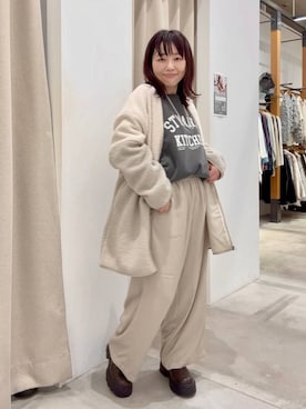 「アイテム（その他アウター）」を使った、minkey0309さん（レディース・154cm・40代）の秋コーディネート