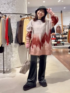 「アイテム（ボストンバッグ）」を使った、minkey0309さん（レディース・154cm・40代）の秋コーディネート