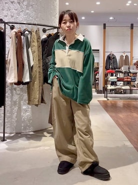 「アイテム（ヘアアクセサリー）」を使った、minkey0309さん（レディース・154cm・40代）の冬コーディネート