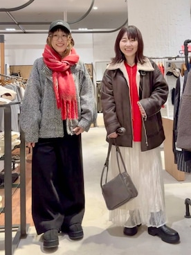 「アイテム（その他アウター）」を使った、minkey0309さん（レディース・154cm・40代）の秋コーディネート