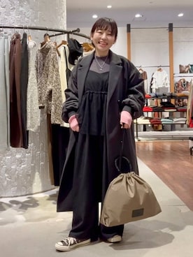 「アイテム（オールインワン・サロペット）」を使った、minkey0309さん（レディース・154cm・40代）の秋コーディネート