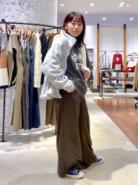 「アイテム（その他トップス）」を使った、minkey0309さん（レディース・154cm・40代）の秋コーディネート