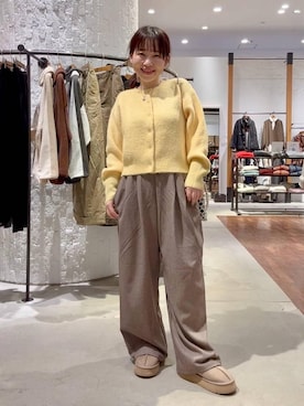 「アイテム（シュシュ）」を使った、minkey0309さん（レディース・154cm）の冬コーディネート