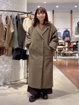 「アイテム（その他アウター）」を使った、minkey0309さん（レディース・154cm・40代）の秋コーディネート