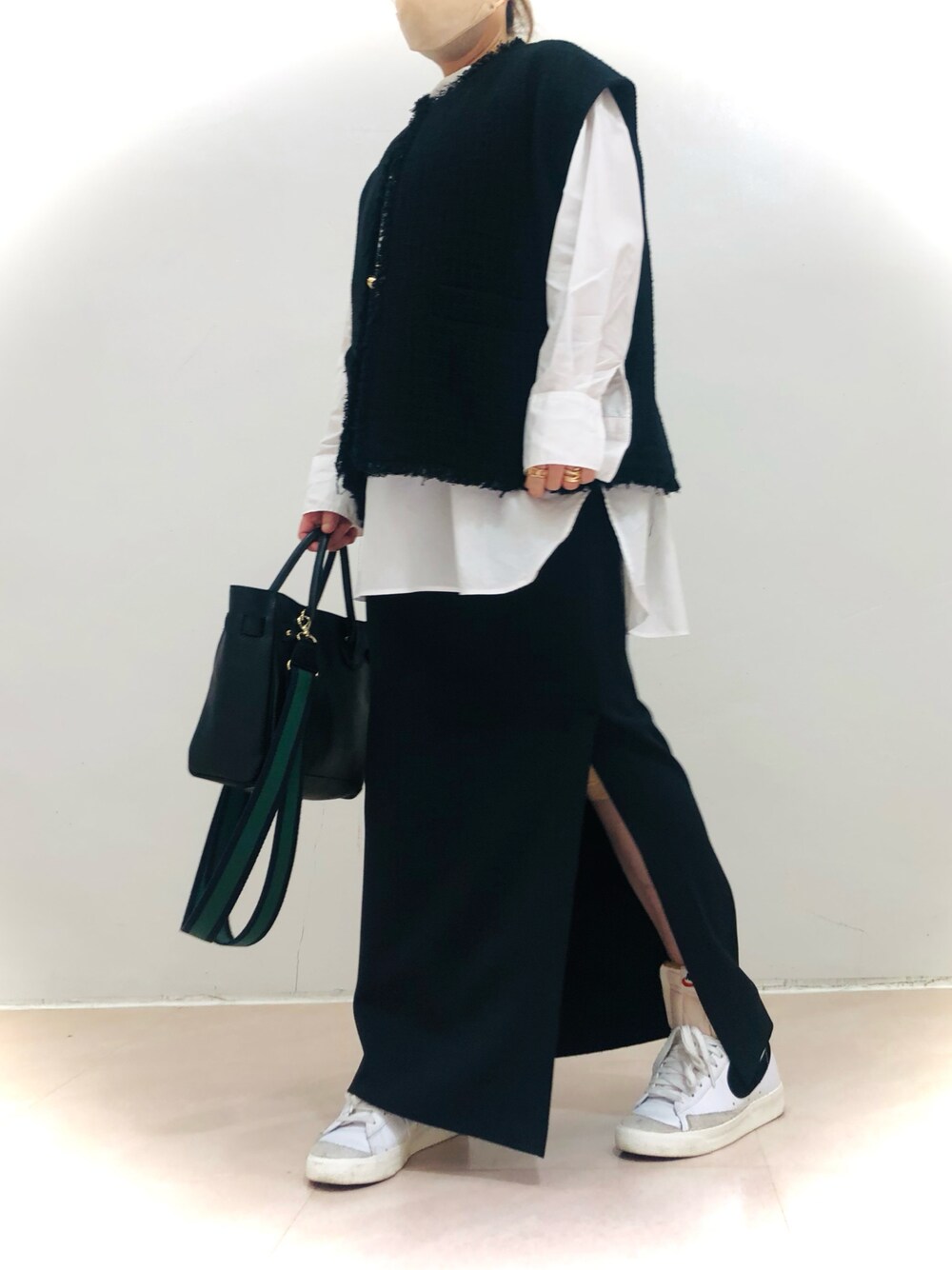 SLOBE IENA（スローブイエナ）の「タイプライターギャザーチュニック