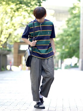 やーこん🦊︎︎︎︎︎︎︎︎︎︎︎︎☑︎さん(メンズ・172cm)の夏コーディネート