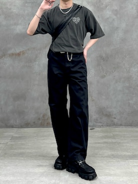 やーこん🦊︎︎︎︎︎︎︎︎︎︎︎︎☑︎さん（メンズ・172cm・20代）の春コーディネート