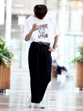 やーこん🦊︎︎︎︎︎︎︎︎︎︎︎︎☑︎さん(メンズ・172cm)の夏コーディネート