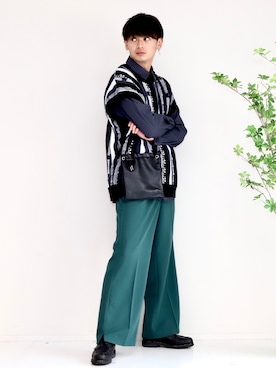 やーこん🦊︎︎︎︎︎︎︎︎︎︎︎︎☑︎さん（メンズ・172cm）の夏コーディネート