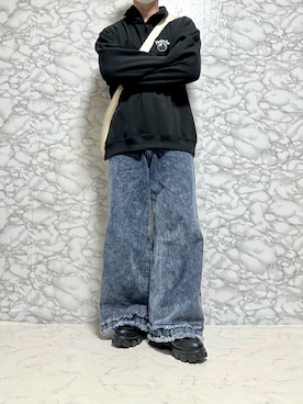 やーこん🦊︎︎︎︎︎︎︎︎︎︎︎︎☑︎さん（メンズ・172cm）の春コーディネート