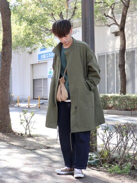 やーこん🦊︎︎︎︎︎︎︎︎︎︎︎︎☑︎さん(メンズ・172cm)の春コーディネート