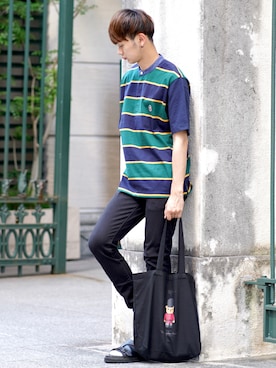 やーこん🦊︎︎︎︎︎︎︎︎︎︎︎︎☑︎さん(メンズ・172cm)の夏コーディネート