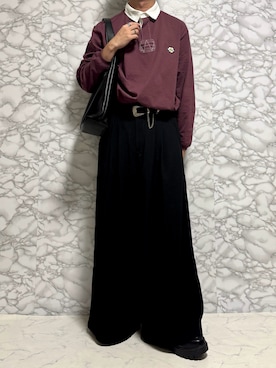 「アイテム（リング）」を使った、やーこん🦊︎︎︎︎︎︎︎︎︎︎︎︎☑︎さん（メンズ・172cm・20代）の秋コーディネート