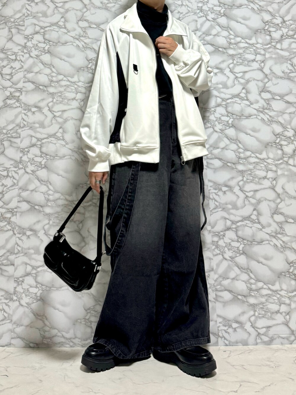 DOOPZ ハイネックリングジップトラックジャケット DOOPZ（ドープス）の「High neck ring zip track jacket