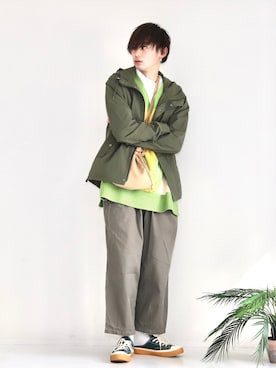「URBAN RESEARCH Sonny Label（アーバンリサーチサニーレーベル）のアイテム（マウンテンパーカー）」を使った、やーこん🦊︎︎︎︎︎︎︎︎︎︎︎︎☑︎さん（メンズ・172cm）の冬コーディネート