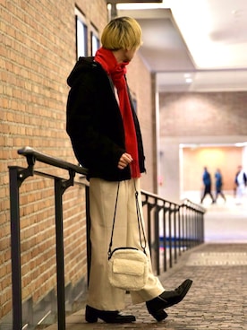 やーこん🦊︎︎︎︎︎︎︎︎︎︎︎︎☑︎さん（メンズ・172cm）の冬コーディネート