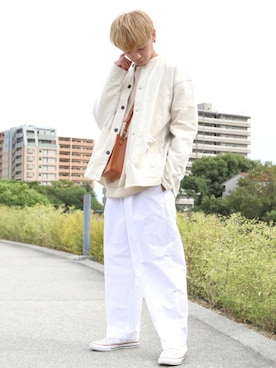 「FREDY MAC（フレディーマック）のアイテム（ジャケット/アウター）」を使った、やーこん🦊︎︎︎︎︎︎︎︎︎︎︎︎☑︎さん（メンズ・172cm）の秋コーディネート