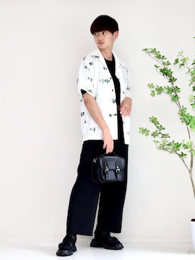 やーこん🦊︎︎︎︎︎︎︎︎︎︎︎︎☑︎さん(メンズ・172cm)の夏コーディネート