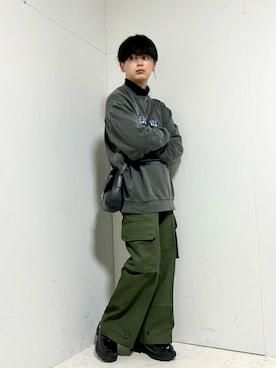 「DOOPZ（ドープス）のアイテム（シューズ）」を使った、やーこん🦊︎︎︎︎︎︎︎︎︎︎︎︎☑︎さん（メンズ・172cm）の冬コーディネート