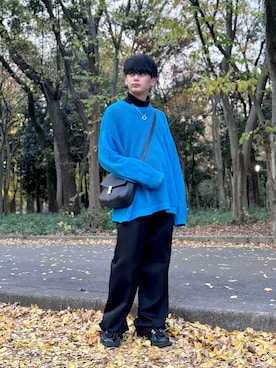「ASCLO（エジュクロ）のアイテム」を使った、やーこん🦊︎︎︎︎︎︎︎︎︎︎︎︎☑︎さん（メンズ・172cm）の秋コーディネート