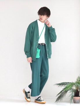 「re_k by JUNRED（レクバイジュンレッド）のアイテム（バッグ）」を使った、やーこん🦊︎︎︎︎︎︎︎︎︎︎︎︎☑︎さん（メンズ・172cm）の春コーディネート